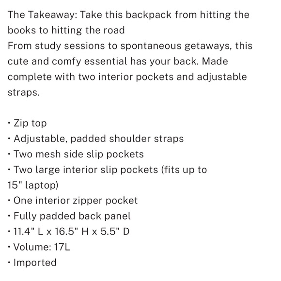 Victoria’s Secret Pink Campus Backpack - Picture 7 of 7